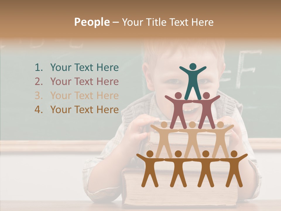 Person Innocence Preschool PowerPoint Template