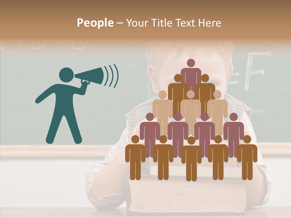 Person Innocence Preschool PowerPoint Template