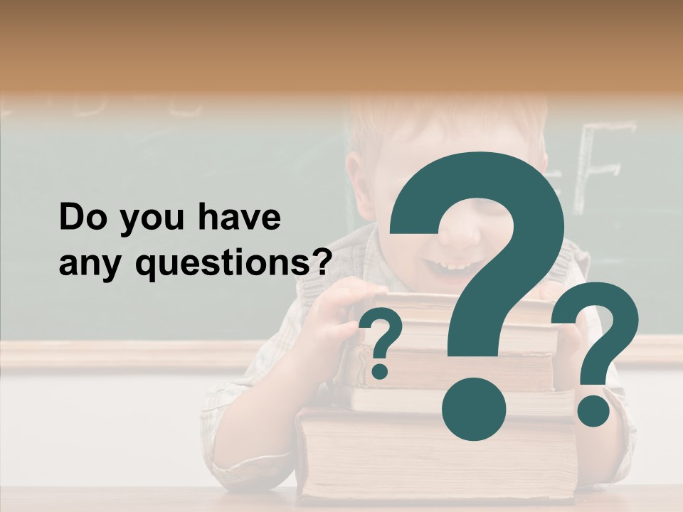 Person Innocence Preschool PowerPoint Template