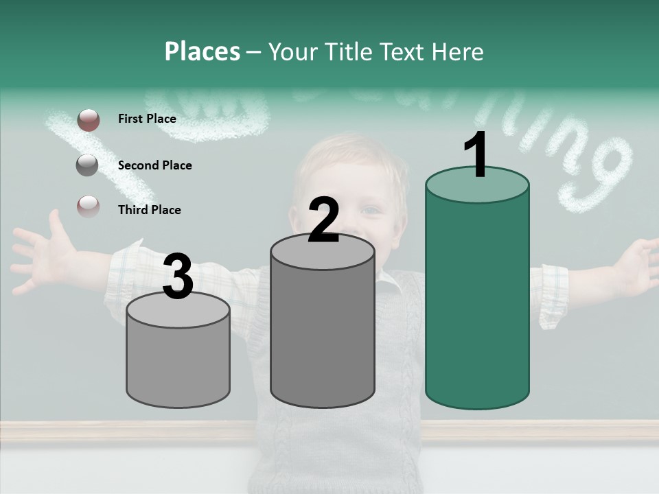 Elementary Adorable Person PowerPoint Template