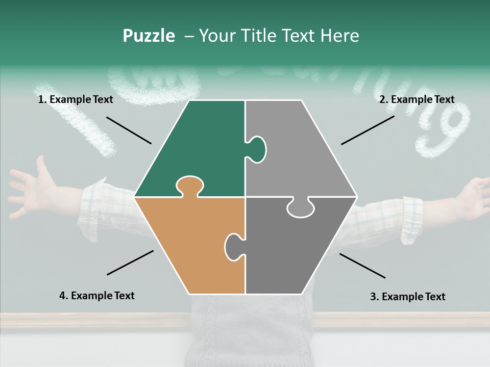 Elementary Adorable Person PowerPoint Template