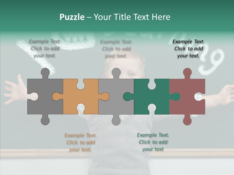 Elementary Adorable Person PowerPoint Template