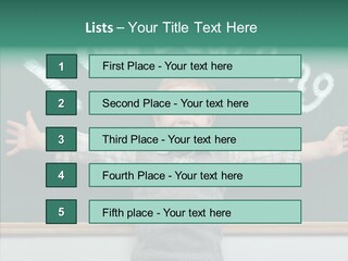 Elementary Adorable Person PowerPoint Template