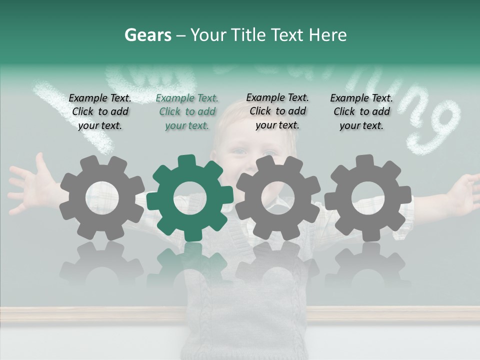 Elementary Adorable Person PowerPoint Template