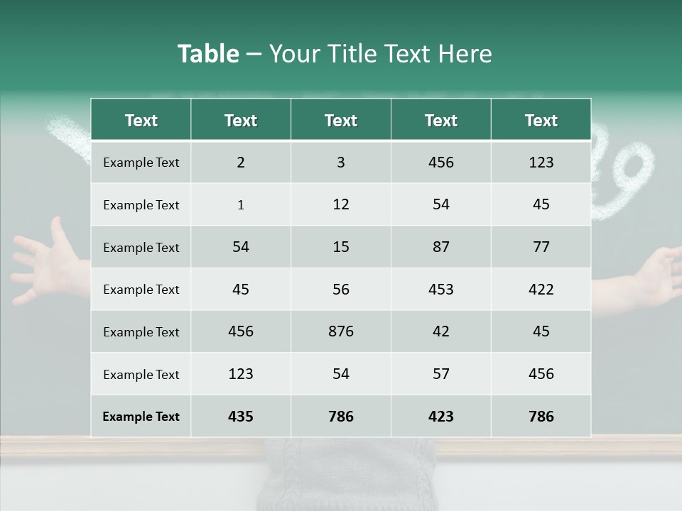 Elementary Adorable Person PowerPoint Template