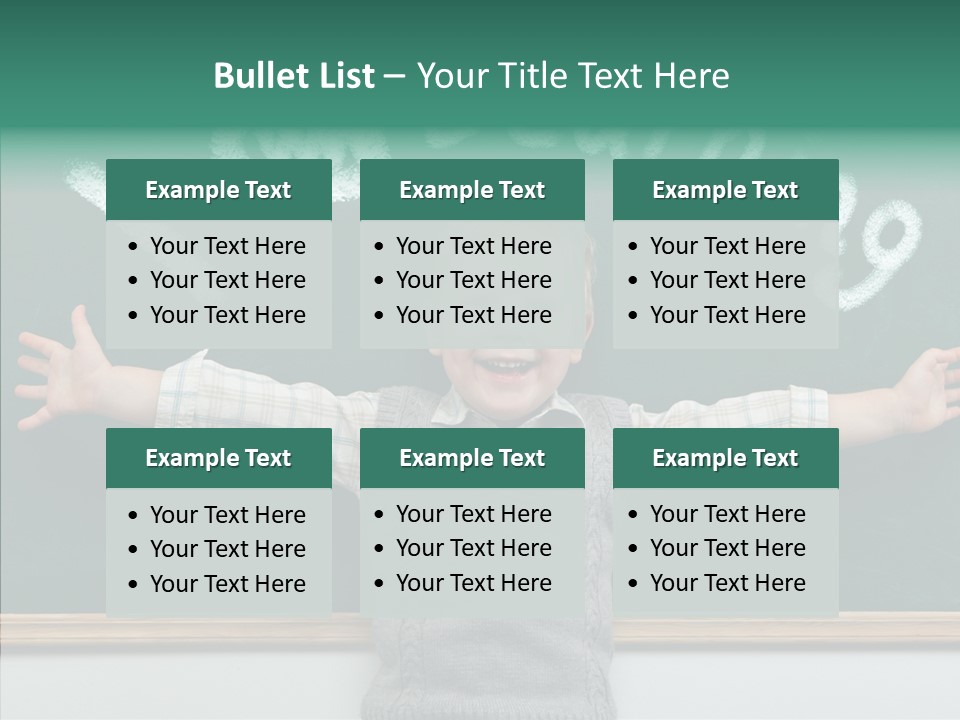 Elementary Adorable Person PowerPoint Template