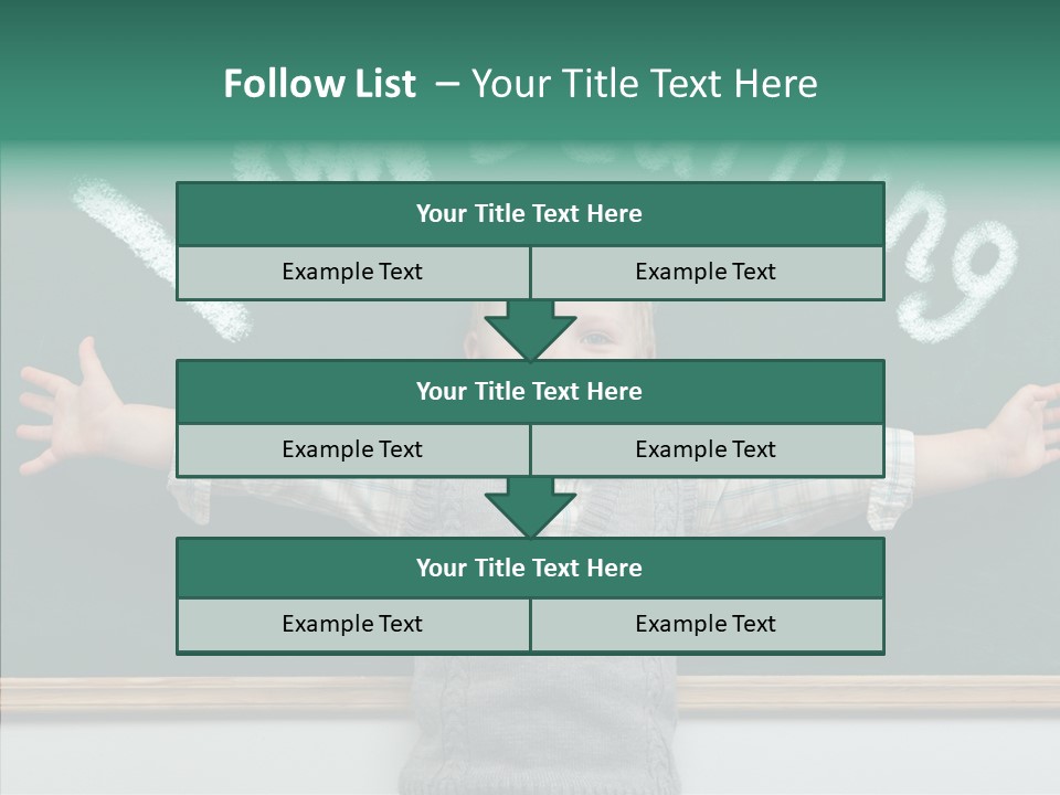 Elementary Adorable Person PowerPoint Template