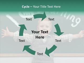 Elementary Adorable Person PowerPoint Template