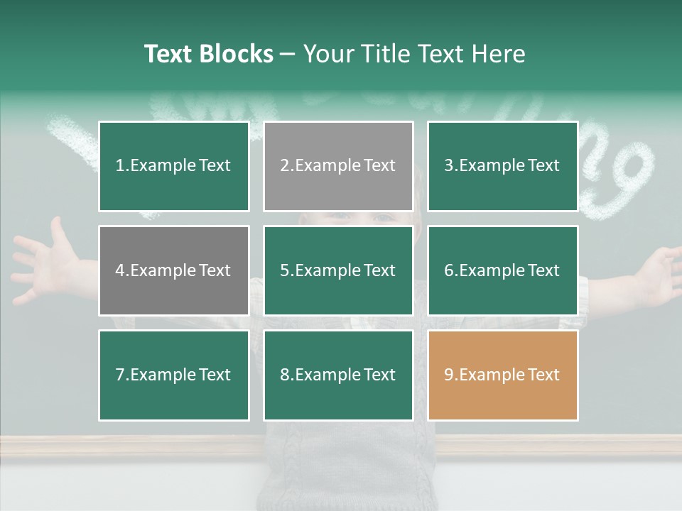 Elementary Adorable Person PowerPoint Template