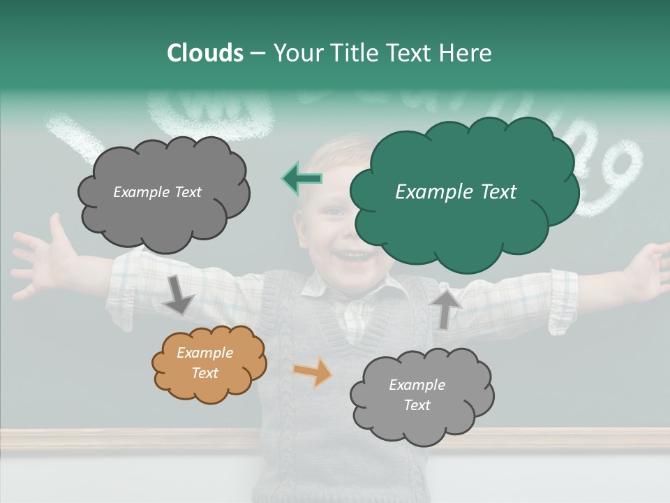 Elementary Adorable Person PowerPoint Template