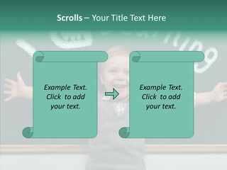 Elementary Adorable Person PowerPoint Template