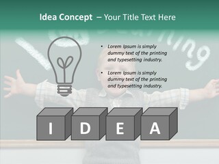 Elementary Adorable Person PowerPoint Template