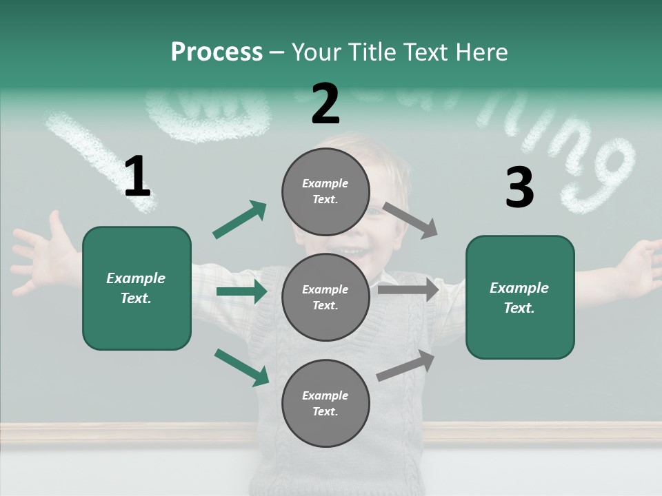 Elementary Adorable Person PowerPoint Template