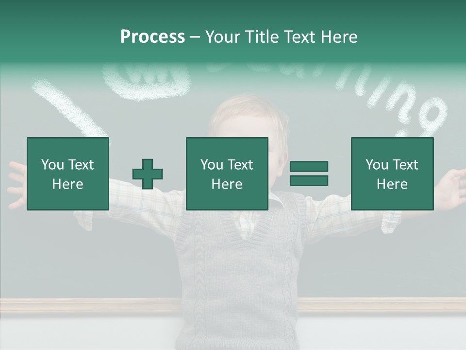 Elementary Adorable Person PowerPoint Template