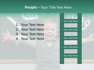 Elementary Adorable Person PowerPoint Template