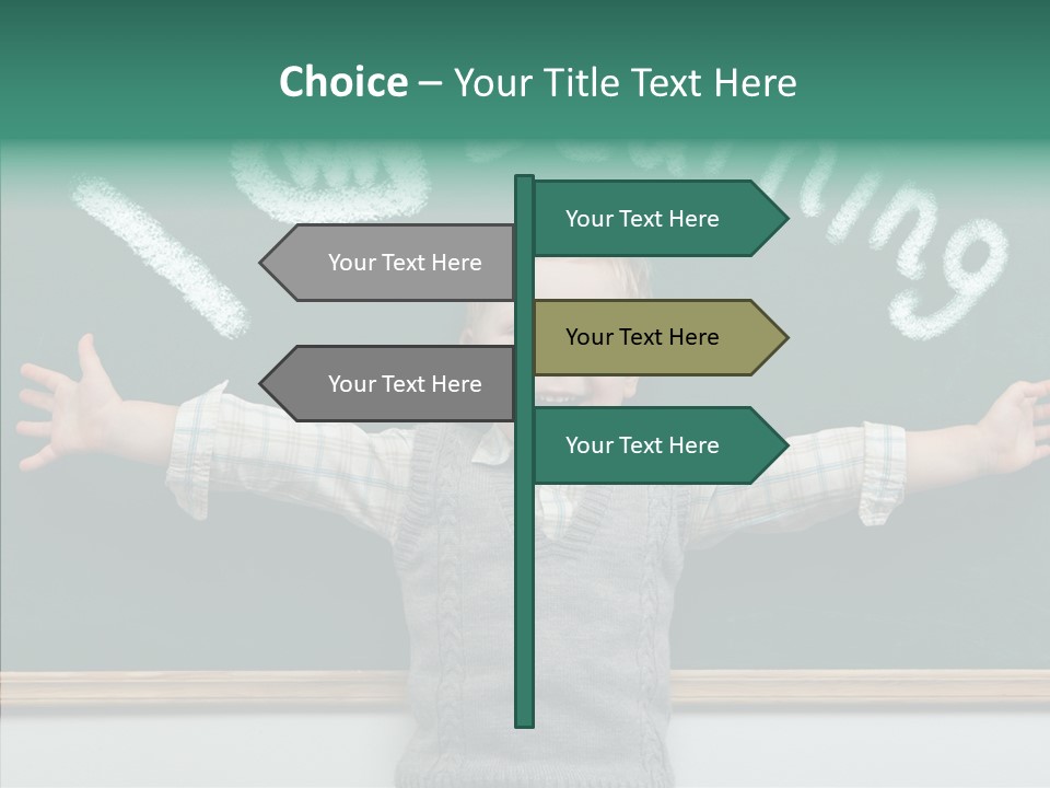 Elementary Adorable Person PowerPoint Template