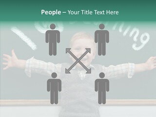 Elementary Adorable Person PowerPoint Template
