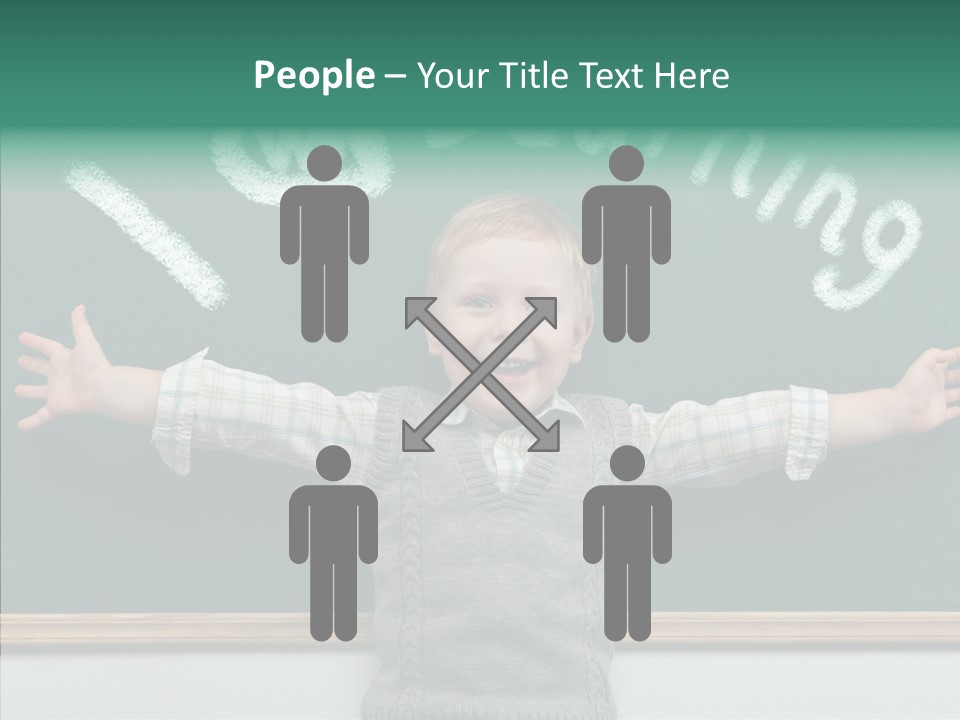 Elementary Adorable Person PowerPoint Template