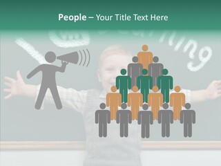 Elementary Adorable Person PowerPoint Template