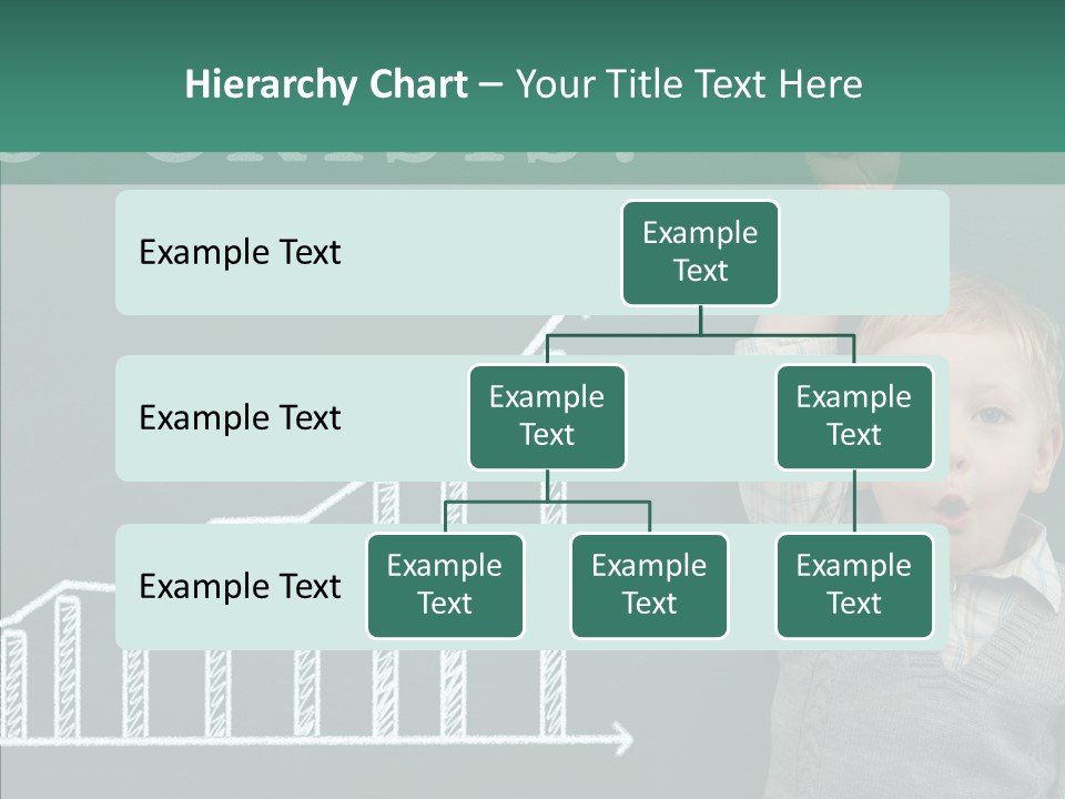 Small Schoolboy Green PowerPoint Template