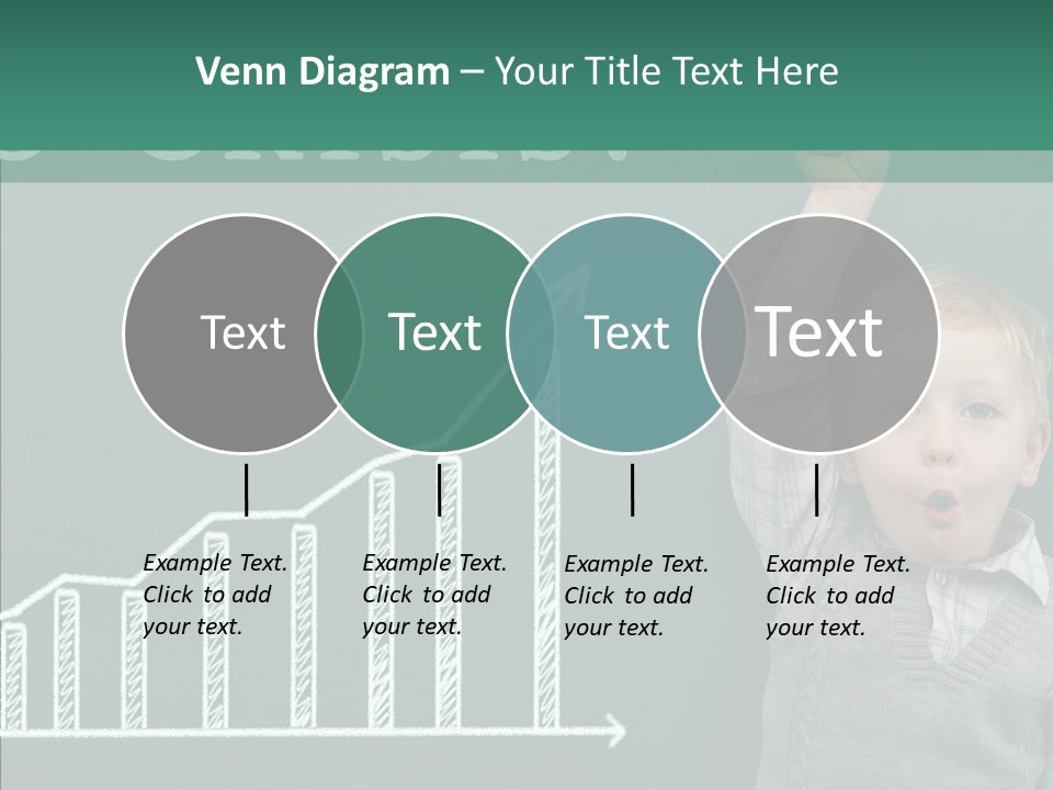 Small Schoolboy Green PowerPoint Template