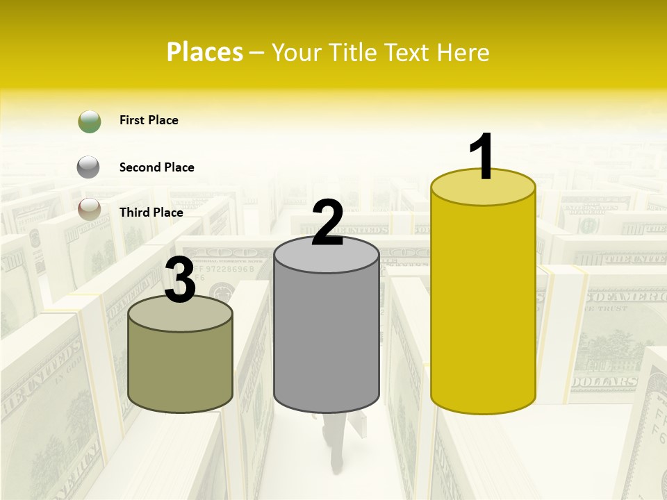 Relief Puzzle Maze PowerPoint Template