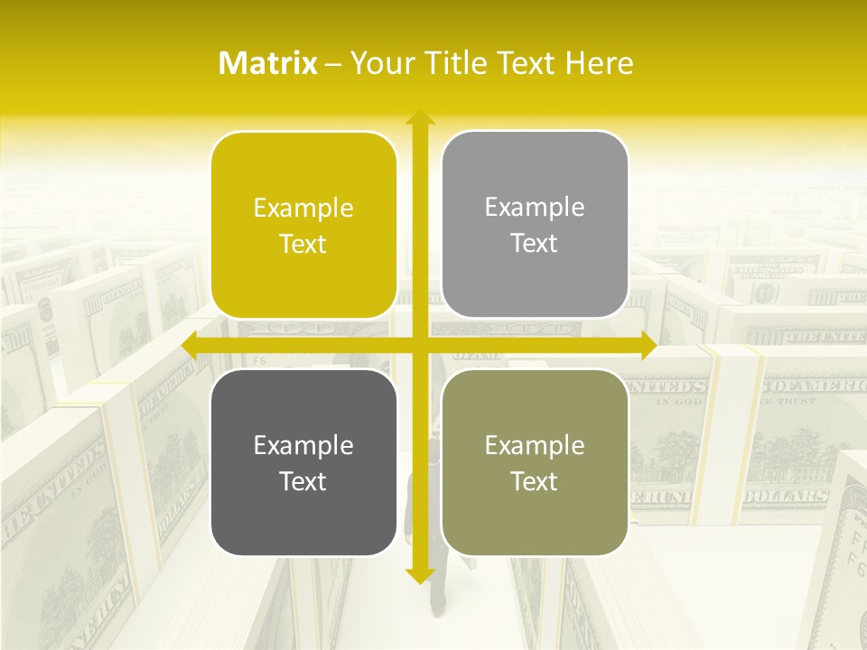 Relief Puzzle Maze PowerPoint Template