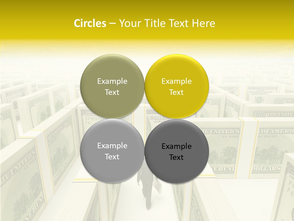Relief Puzzle Maze PowerPoint Template