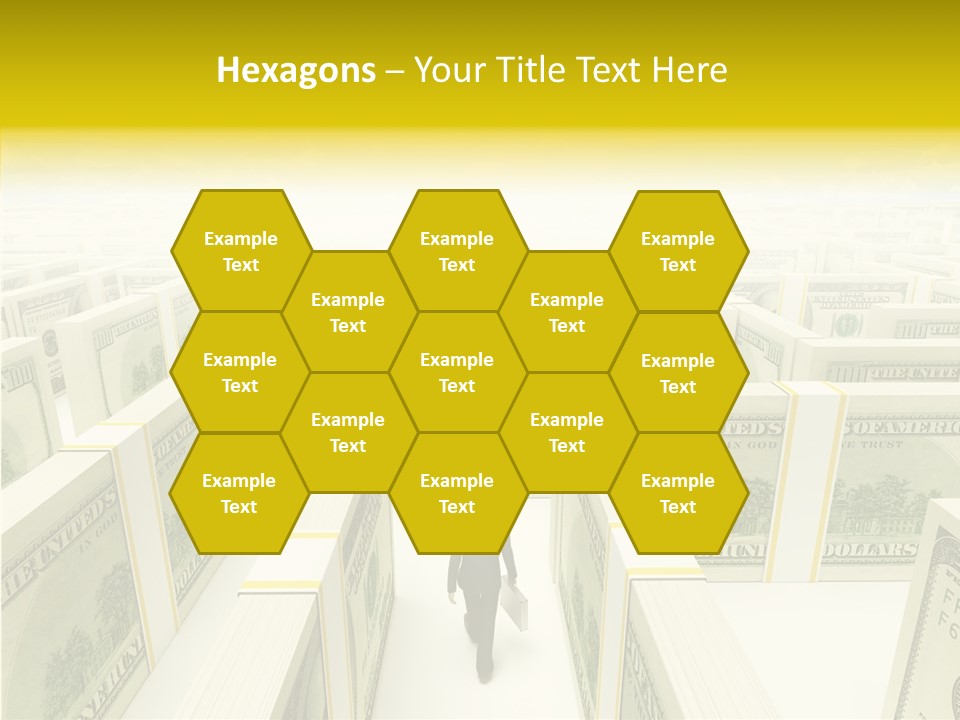 Relief Puzzle Maze PowerPoint Template