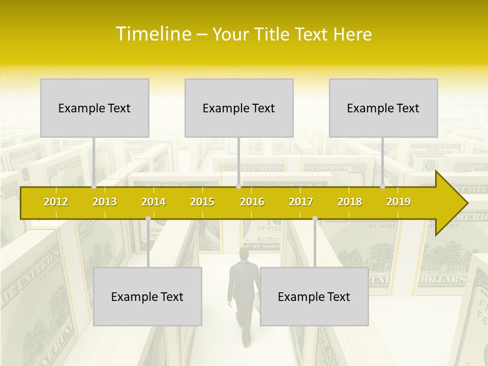 Relief Puzzle Maze PowerPoint Template