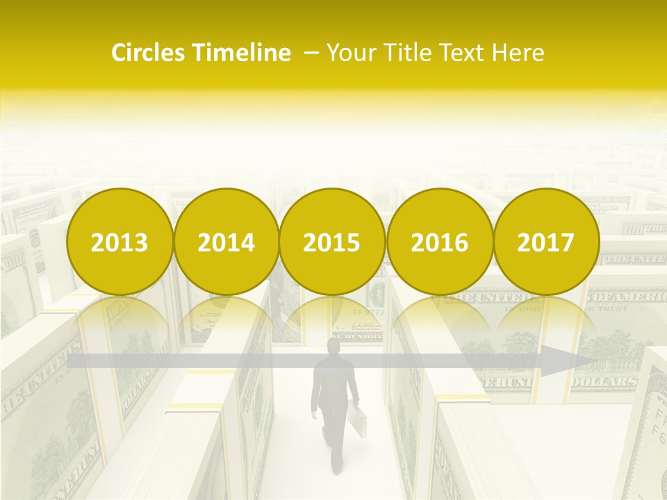 Relief Puzzle Maze PowerPoint Template