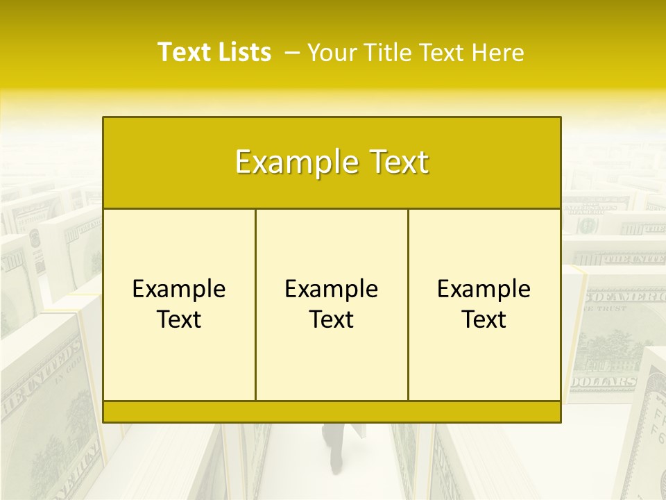 Relief Puzzle Maze PowerPoint Template