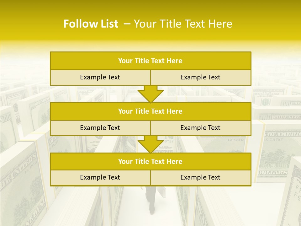 Relief Puzzle Maze PowerPoint Template
