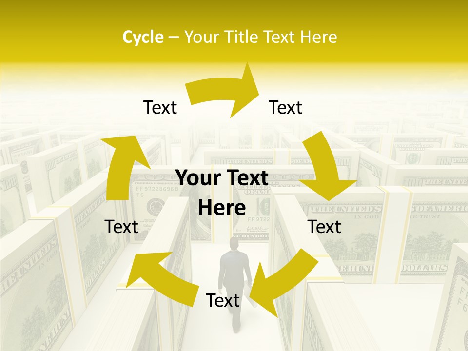 Relief Puzzle Maze PowerPoint Template