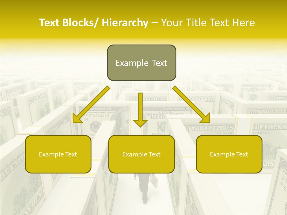 Relief Puzzle Maze PowerPoint Template