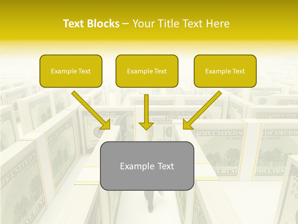Relief Puzzle Maze PowerPoint Template
