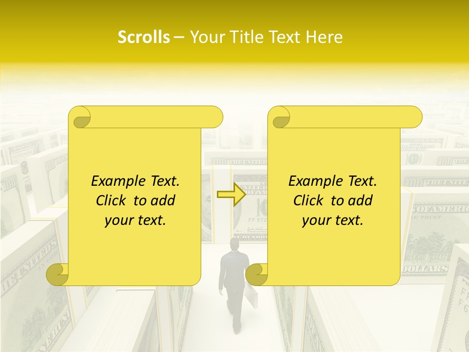 Relief Puzzle Maze PowerPoint Template