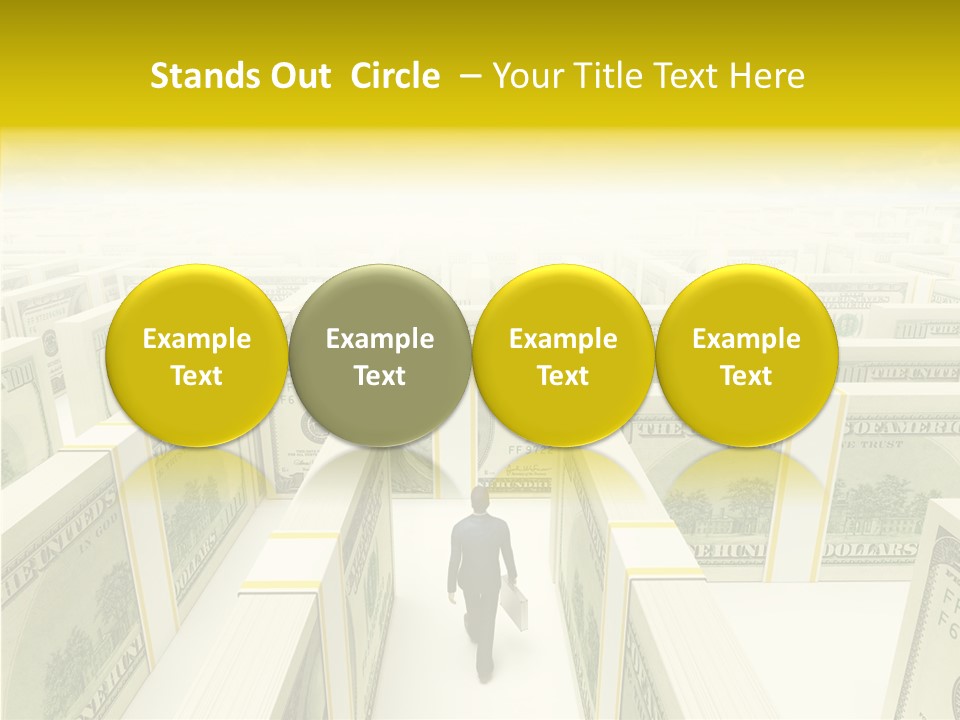 Relief Puzzle Maze PowerPoint Template