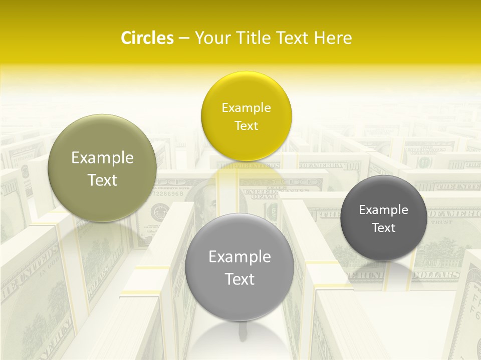 Relief Puzzle Maze PowerPoint Template