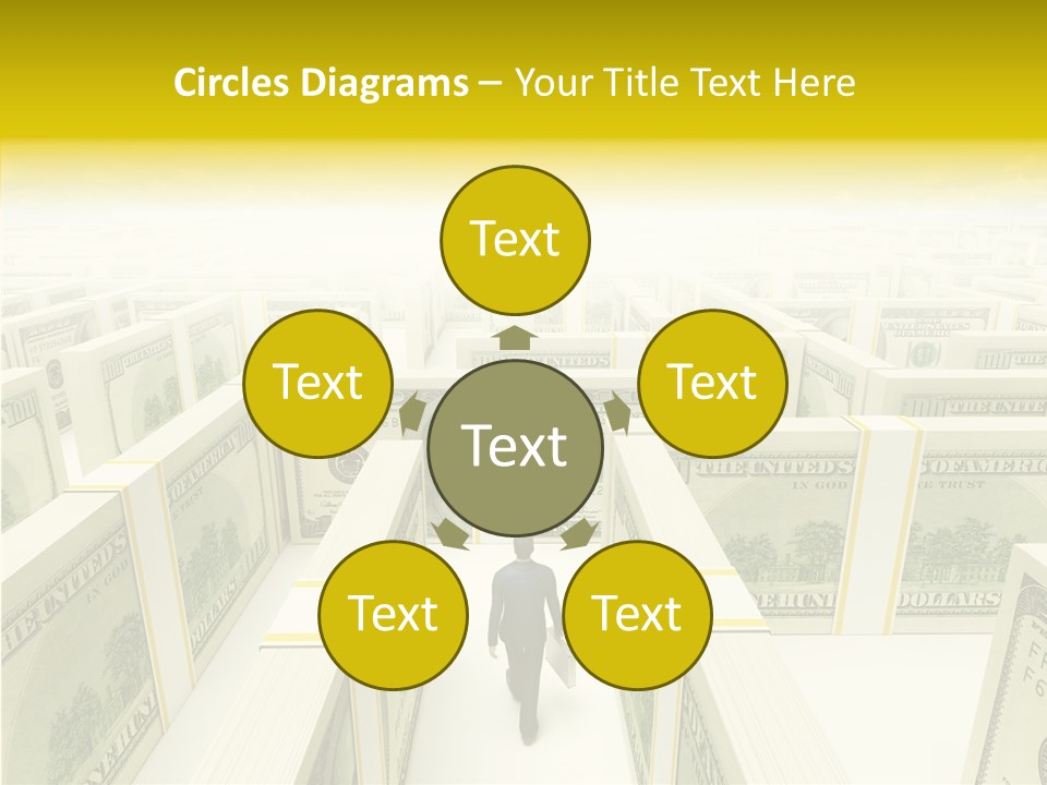 Relief Puzzle Maze PowerPoint Template