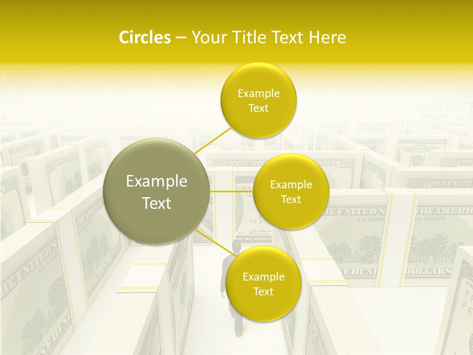 Relief Puzzle Maze PowerPoint Template