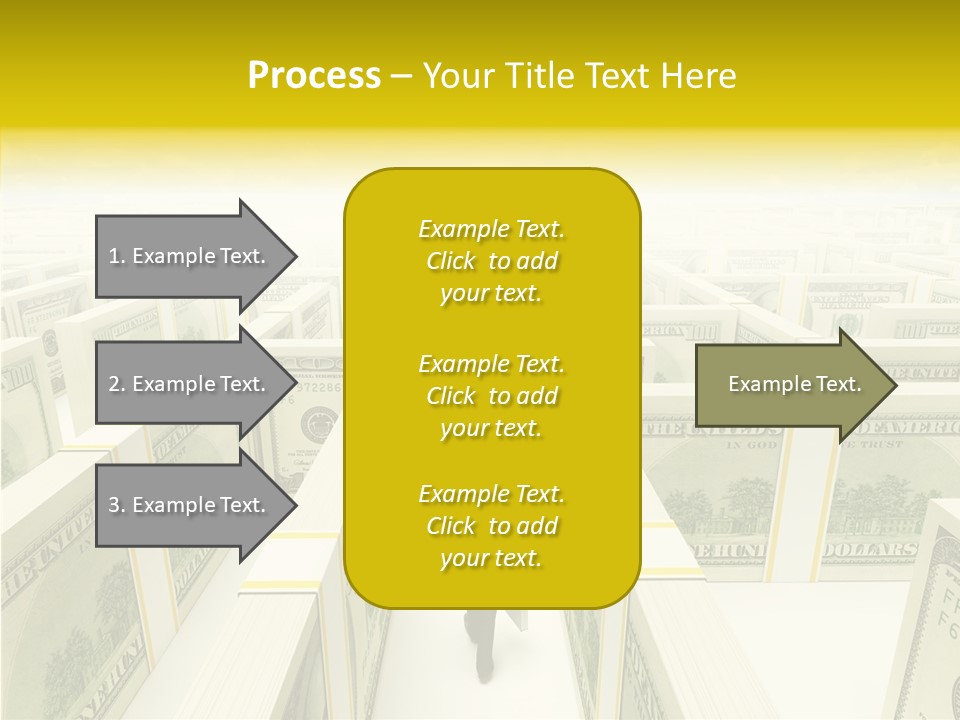 Relief Puzzle Maze PowerPoint Template