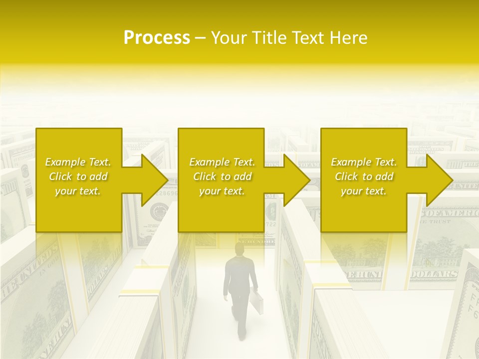 Relief Puzzle Maze PowerPoint Template