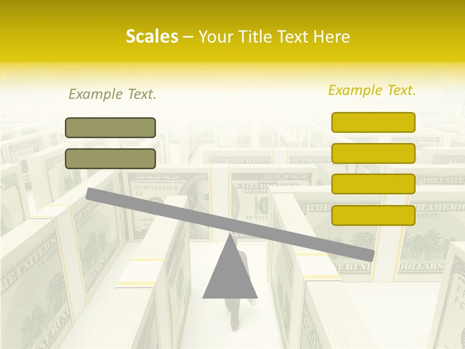 Relief Puzzle Maze PowerPoint Template