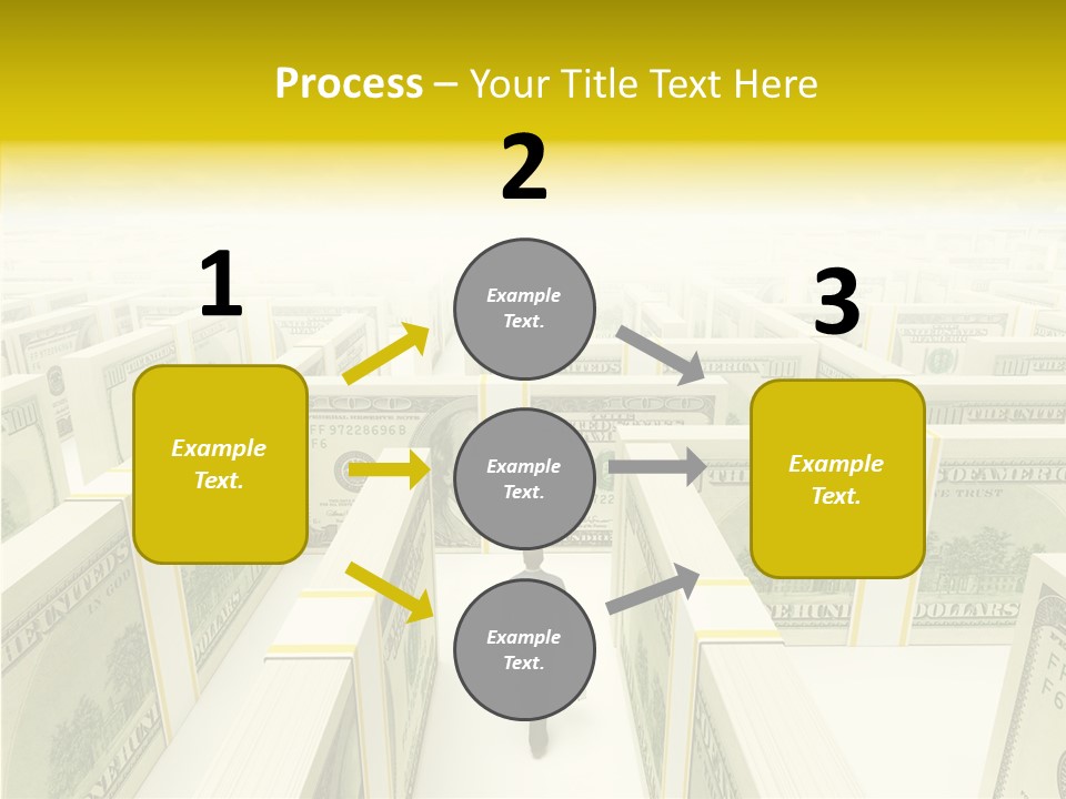 Relief Puzzle Maze PowerPoint Template