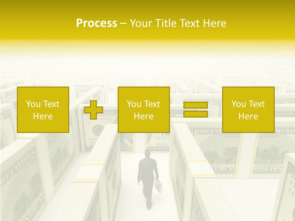 Relief Puzzle Maze PowerPoint Template