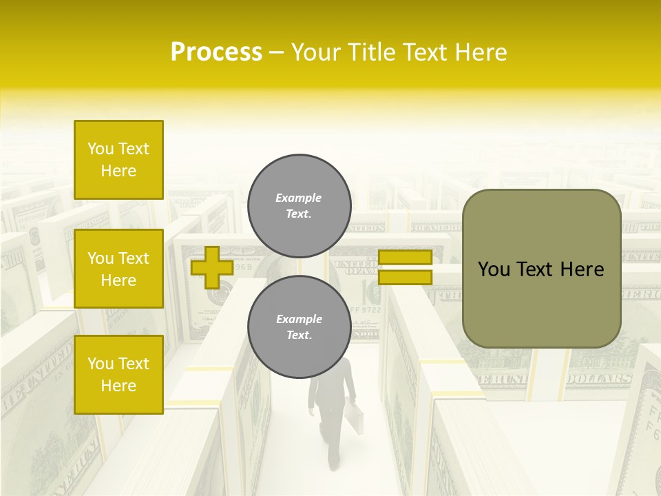 Relief Puzzle Maze PowerPoint Template