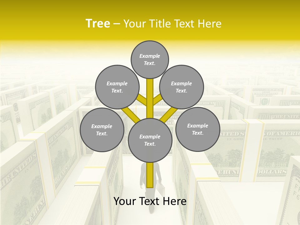 Relief Puzzle Maze PowerPoint Template