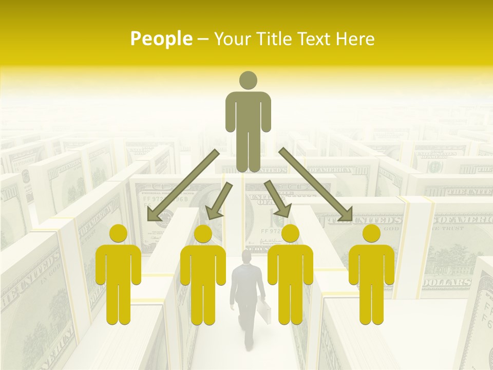 Relief Puzzle Maze PowerPoint Template