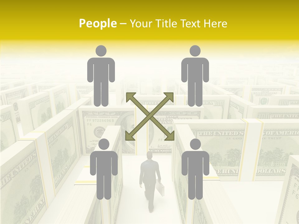 Relief Puzzle Maze PowerPoint Template